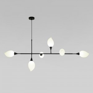 Eurosvet св-к подвесной 6x5W G9 1350х590х1200 мет. черн./бел. Sinki 30188/6 Умый дом a065720