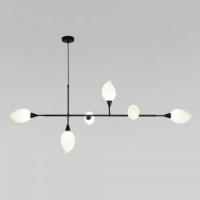 Eurosvet св-к подвесной 6x5W G9 1350х590х1200 мет. черн./бел. Sinki 30188/6 Умый дом a065720
