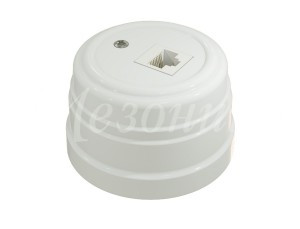 МЕЗОНИНЪ УСАДЬБА роз. компьют. RJ45 ОУ 1 мест. БЕЛЫЙ ABS-пластик GE30341-01