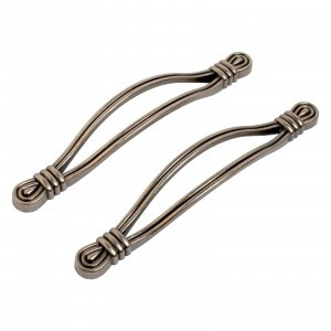 Ручка-скоба мебельная мет  128 C2510-128  AS состар серебро 2шт ( цена за пару(10,100) StahlBuro