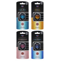 NEW GALAXY Ароматизатор на дефл. Автопарфюм, 2,5 мл, L&#039;imperatr, Cool water, Light blue, Million