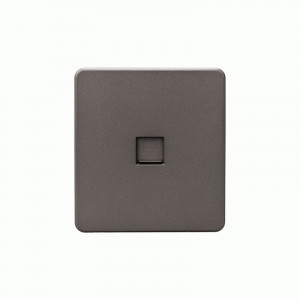 KRANZ MIELE ROUND мех. роз. компьют. RJ45 кат6 СУ титан KR-78-0724-2