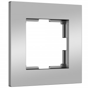 Werkel рамка СУ 1 мест. Slab (серебро матовый, поликарб.) W0012965 a062811