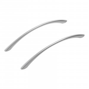 Ручка-скоба мебельная мет 128 A204-128 SC мат.хром  2шт (цена за пару (40,400) StahlBuro