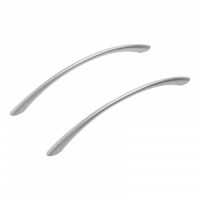 Ручка-скоба мебельная мет 128 A204-128 SC мат.хром  2шт (цена за пару (40,400) StahlBuro