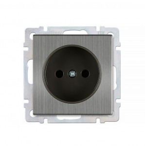 Smartbuy Нептун мех. роз. СУ без заземления 10А серый никель  (SBE-05gn-16-S1-N)