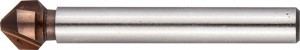Зенкер ЗУБР "ЭКСПЕРТ" конусный с 3-я реж. кром.ст.P6M5 с Co покрыт.d 6,3х45 мм, цилиндр хвост.d 5мм,