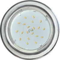 Ecola GX53 H4 DL3901 св-к Круг под Стеклом Белый блеск/хром 38x106 FW53GRECB (10!)