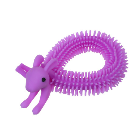 ИГРОЛЕНД Антистресс игрушка гусеница, TPR, 20-26см, 6 дизайнов