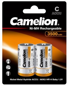 Ак-р Camelion R14 3500mAh Ni-MH BL2 (12шт!)