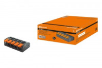 TDM клемма СМК 221-415 с рычагом (СК-615) 5x(0,1-2,5(4)мм2) 32А, (уп.30шт, цена за шт) SQ0527-0023