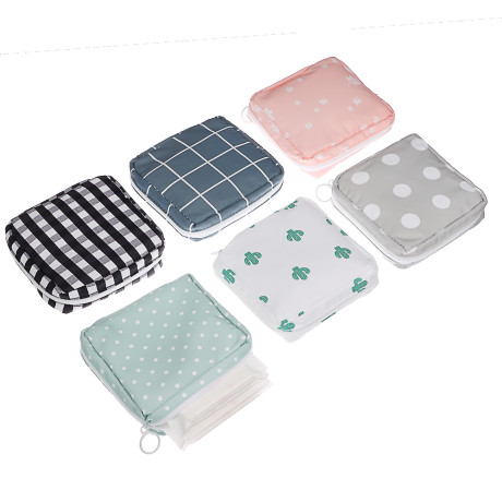 ЮL Мини-органайзер для гигиенических средств, полиэстер, 12x12x5,5см, 6 дизайнов