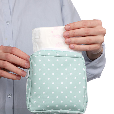 ЮL Мини-органайзер для гигиенических средств, полиэстер, 12x12x5,5см, 6 дизайнов