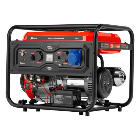 Генератор бензиновый RS-7000E, 6 кВт, 230В, электростартер MTX