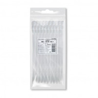 Smartbuy хомут (стяжка) нейлон с монт. отверст. 3,6х150 бел (100шт в уп, цена за уп)SBE-CTH-36-150-w