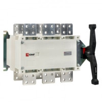 EKF Рубильник-переключатель 1600A 3P c рукояткой, прямая установка PowerSwitch PROxima