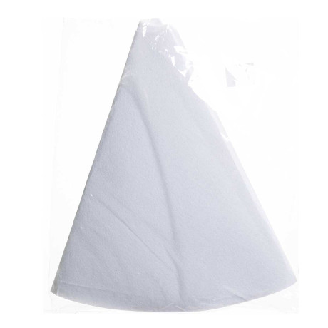 Юбка для новогодней елки К333 90см (белый фетр) (120)