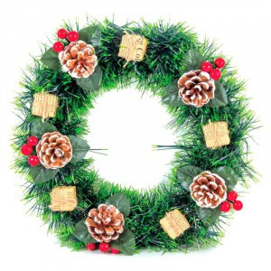 Венок Новогодний SYCB17-179 32 см Волшебная страна
