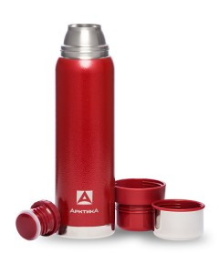 Термос Арктика 106-900 узкое горло, 0,9л, красный