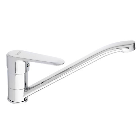 RAIN Смеситель для кухни Гранат, низкий излив, картридж 35мм, латунь, хром