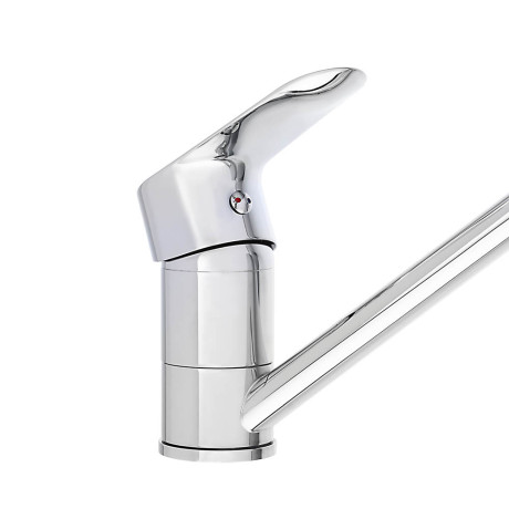 RAIN Смеситель для кухни Гранат, низкий излив, картридж 35мм, латунь, хром