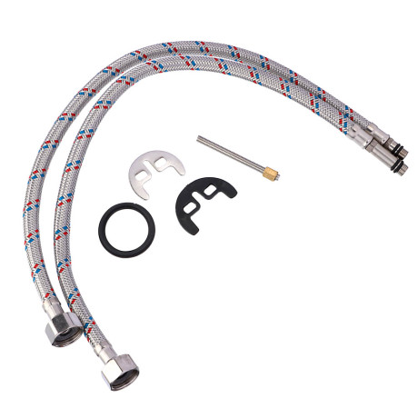 RAIN Смеситель для кухни Гранат, низкий излив, картридж 35мм, латунь, хром