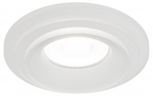 ЭРА св-к встр под лампу DK105 WH MR16 GU5.3 белый (70)99х36 58392