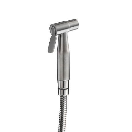 СоюзКран Смеситель для биде с гигиенич. душем настенный, картридж 35мм, нерж. сталь, SS03-R132