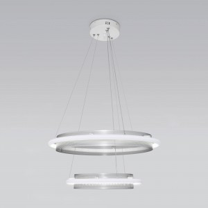 Eurosvet св-к подвесной св/д 5742lm 590х0х1500 металл белый/серебряный Imperio 90241/2 a054087