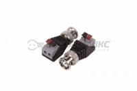 Штекер BNC с быстрозажимной колодкой (блистер) REXANT цена за шт (50!), 05-3076-2