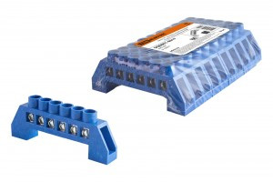 TDM Шина "N" нулевая в изоляторе 6х9мм 6 групп никелированная (10!) SQ0801-0317