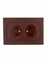 Lezard Мира роз. СУ 2 мест. 16А вишневый (керамика, корпус PC) 701-0601-128