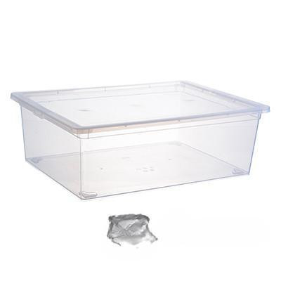 Ящик для хранения 25 л прозрачный 530*370*180 мм М2353
