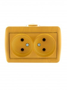 Lezard Ната роз. ОУ 2 мест. 16А ольха (керамика, корпус PC) 710-0700-128