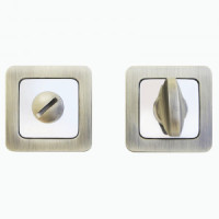 Сантехническая завертка к ручкам АЛЛЮР АРТ BK-S1 AB/CP(4102) ст.бронза/хром (100,10)