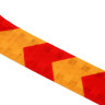РОКОТ Лента светоотражающая 2см x 8м, красно-желтая