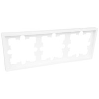 Bylectrica CARRE рамка СУ 3 мест. (корп. ABS) белый (ЮЛИГ.735212.593)