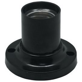 Ecola патрон накладной прямой E14 Черный AB7SLBEAY (10!)