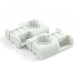 Промрукав площадка под хомут (стяжку) монт.пист. ПМ БЕЛАЯ (100/1500шт уп/кор) цена за шт PR13.0343