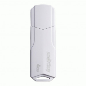 Флеш-диск (флэшка) UFD 2.0 SmartBuy 4GB CLUE White SB4GBCLU-W