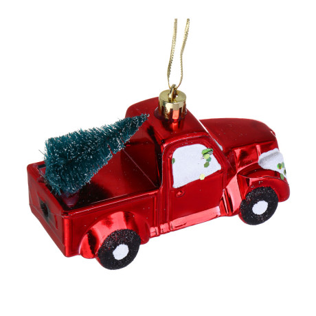 СНОУ БУМ Подвеска декоративная, "Машинка", 11х5,3х6,5см, пластик