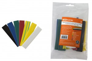 TDM ТУТнг 14/7 термоусаживаемая трубка набор, цена за набор (7цв по 3шт 100мм) (10!) SQ0518-0507