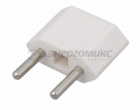 REXANT сет. вилка-переходник (адаптер) плоский &quot;Тефаль&quot; Tefal 6A белый 11-1041