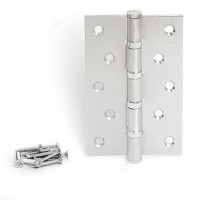 Петля Апекс 120*80-B4-S универсал. 4 Подшипника (Мат.хром)  \2 (10/100)