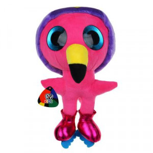 BY Kids Игрушка мягкая &quot;Фламинго-глазастик&quot;, полиэстер, 30 см