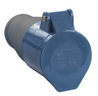 IEK силовая розетка ССИ-223 (CEE 223) переносная 2Р+РЕ 32А 220В IP44 (10!) PSR22-016-5