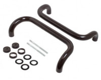 Ручка-скоба 350 ЛДМ Ручка офисная АРД-01 350 корич. RAL 8019 (10)