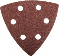 Треугольник шлифовальный ЗУБР &quot;МАСТЕР&quot; универсальный на велкро основе, 6 отверстий, Р60, 93х93х93мм,