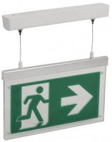 IEK ССА3002 св-к эвак. подвес. 3ч 3W двуст. сменный LSSA0-3002-3-20-K03