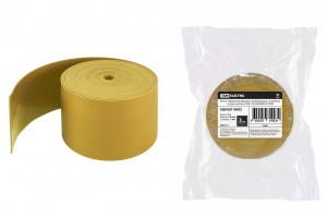 TDM Лента термоусаживаемая, желтая ЛТИк-10-50х5000-Ж (5!) SQ0567-0002